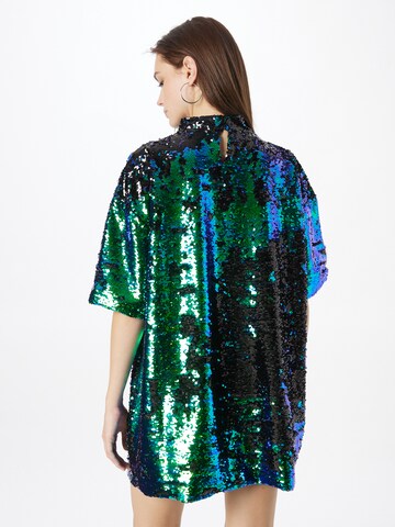 Karo Kauer Kleid in Mischfarben