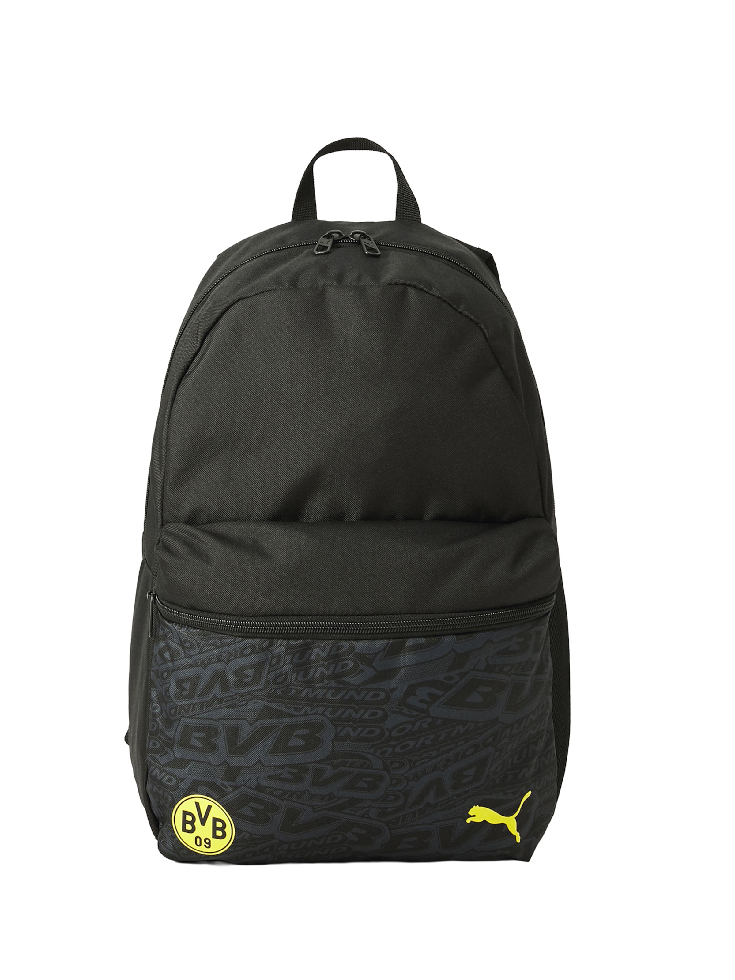 PUMA Sports Backpack 'Borussia Dortmund' in Smoke blue / Yellow / Black, Item view