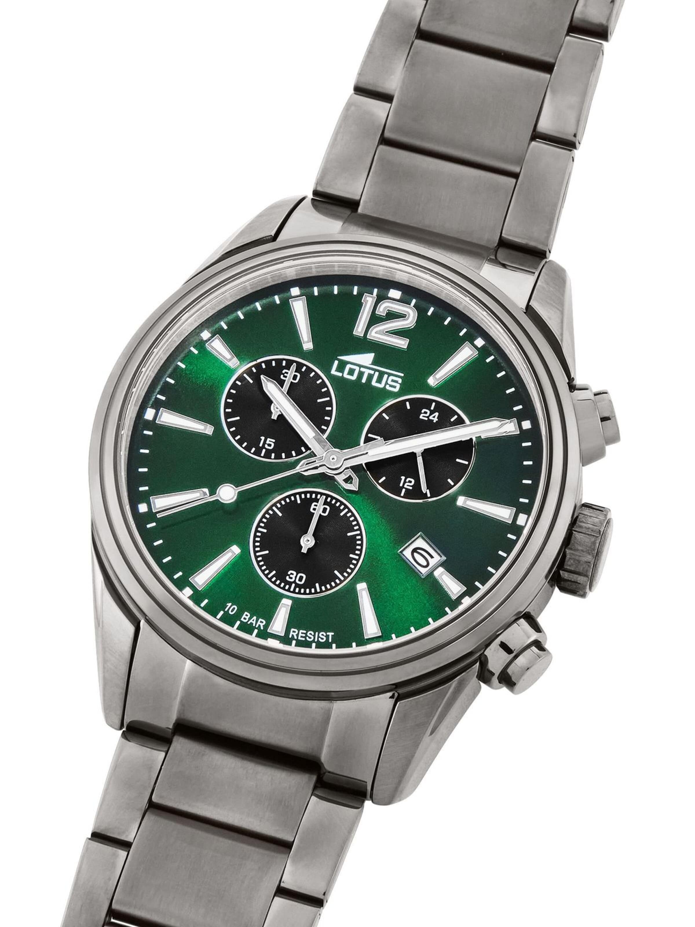 Lotus Analogové hodinky 'Chronograph Chrono' – zelená