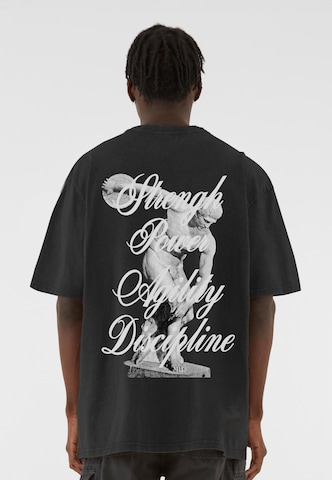 MJ Gonzales Shirt 'Discipline Dynasty' in Black: front