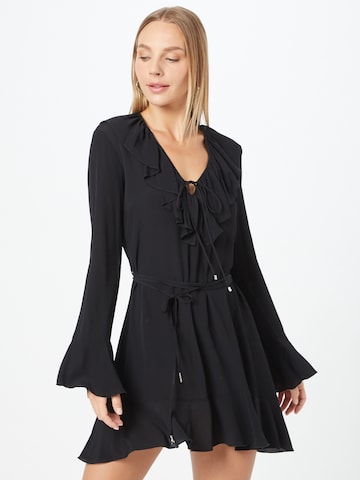 PATRIZIA PEPE Skjortklänning i svart: framsida
