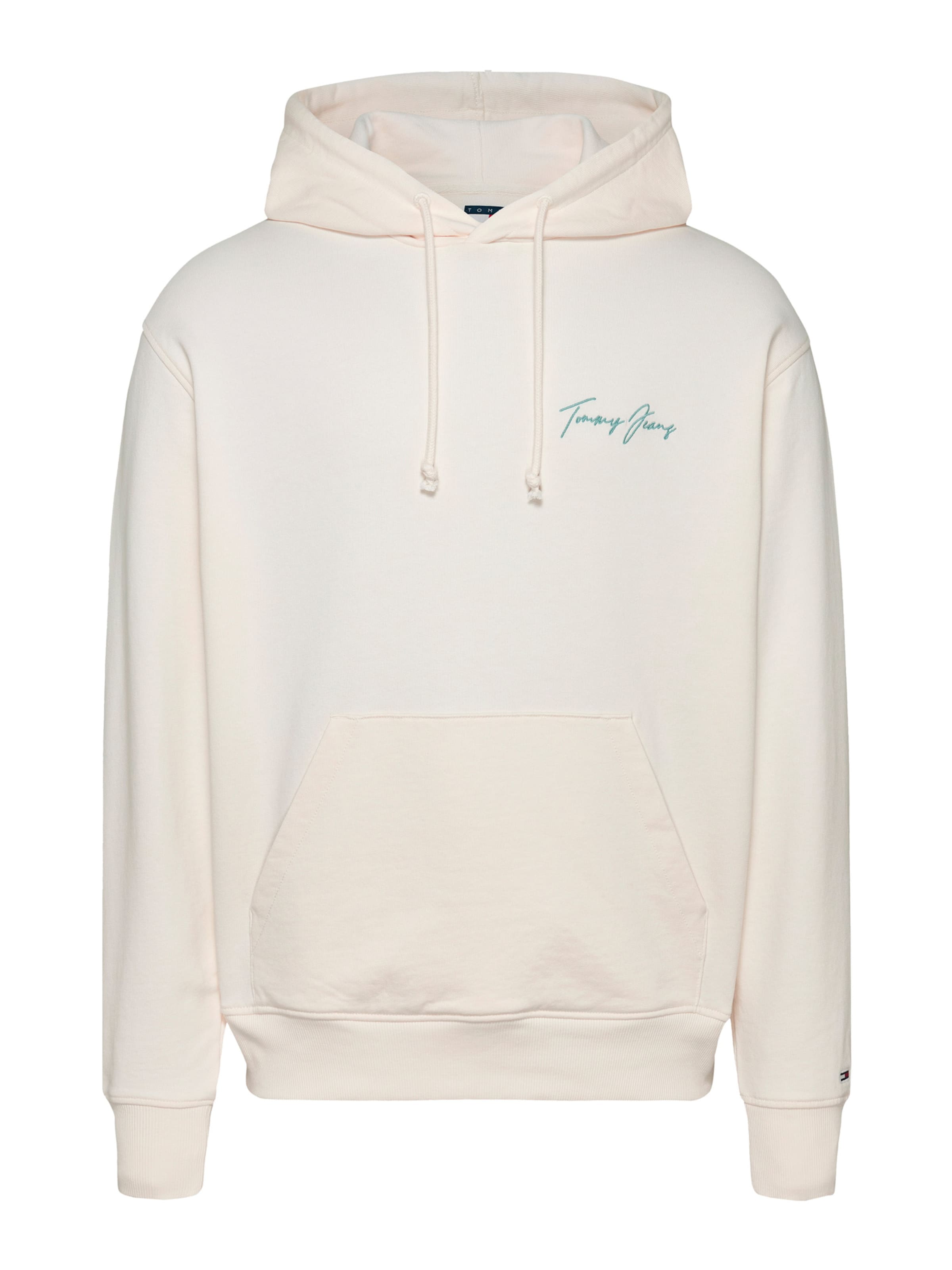Tommy Jeans Sweatshirt 'BEACH CLUB' i hvid: forside