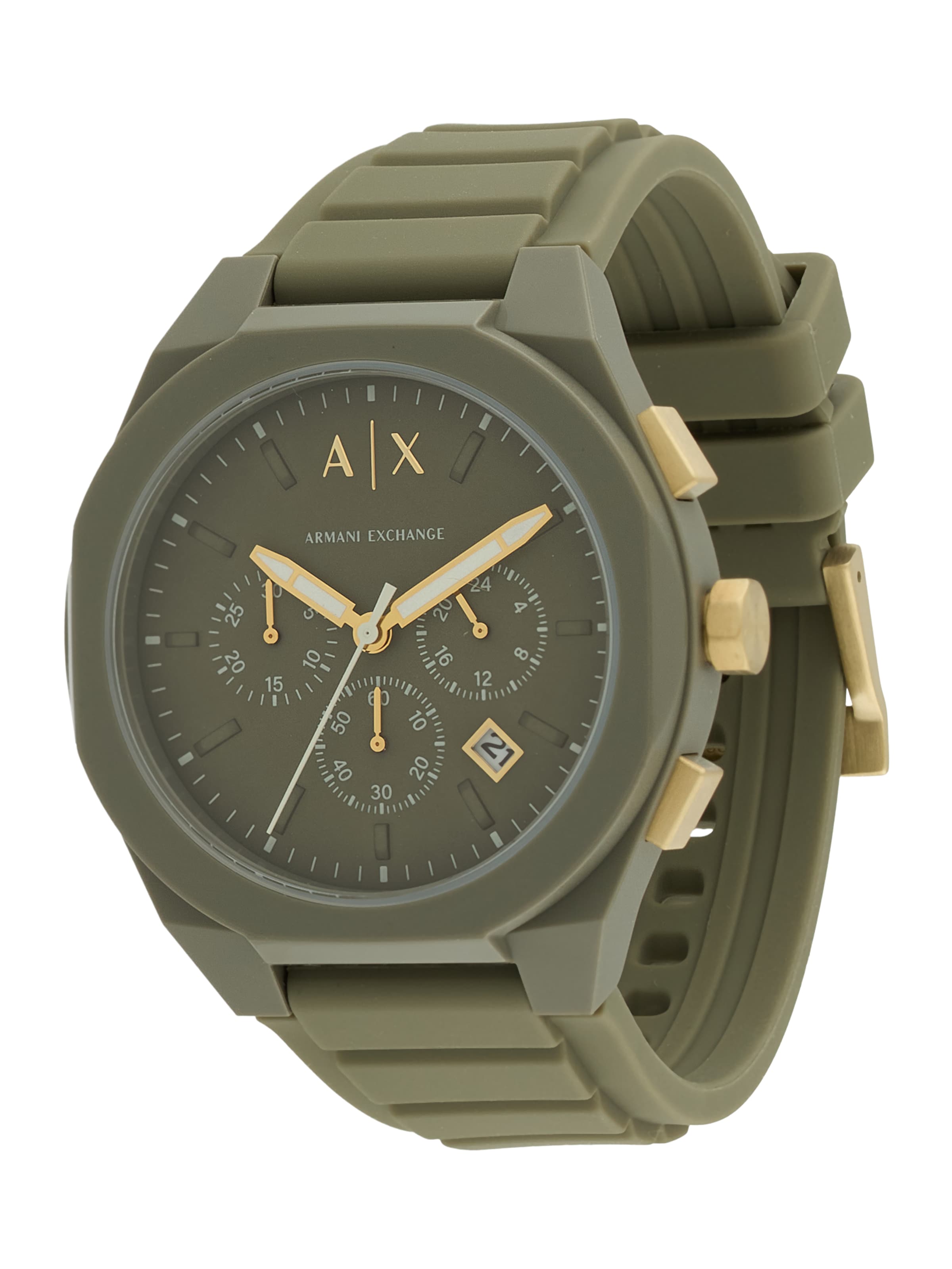 Montre à affichage analogique ARMANI EXCHANGE en vert : devant