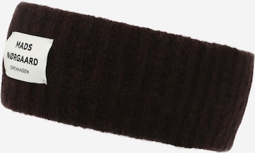 MADS NORGAARD COPENHAGEN Hoofdband 'Tosca Aschley' in Bruin: voorkant