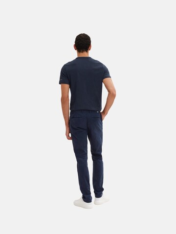 Regular Pantalon chino TOM TAILOR en bleu