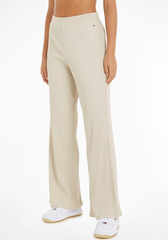 Tommy Jeans Wide Leg Hose in Beige