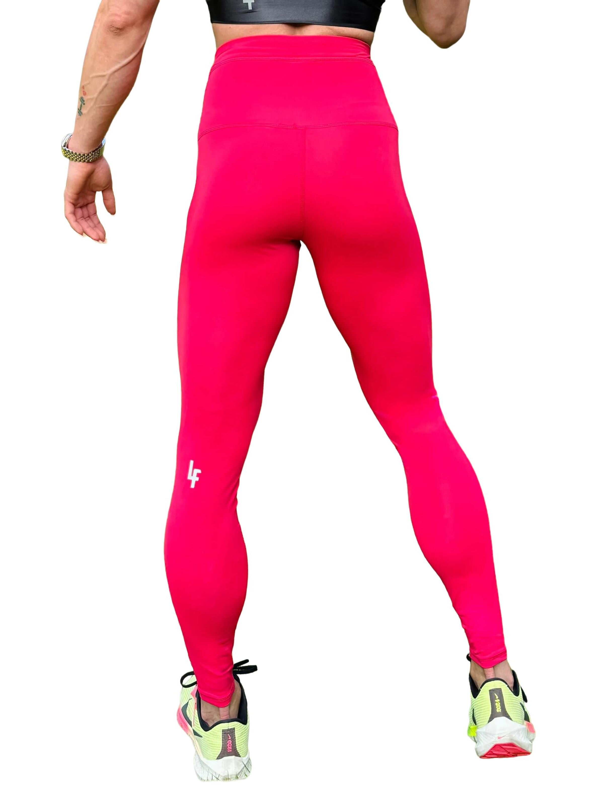 LUXFEEL - Skinny Leggings 'Leggings mit hoher Taille Myself' en rosa