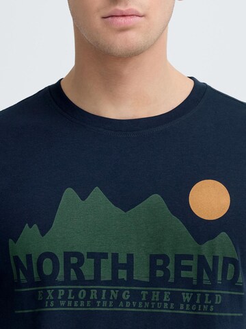 North Bend Shirt ' NBCash ' in Blauw