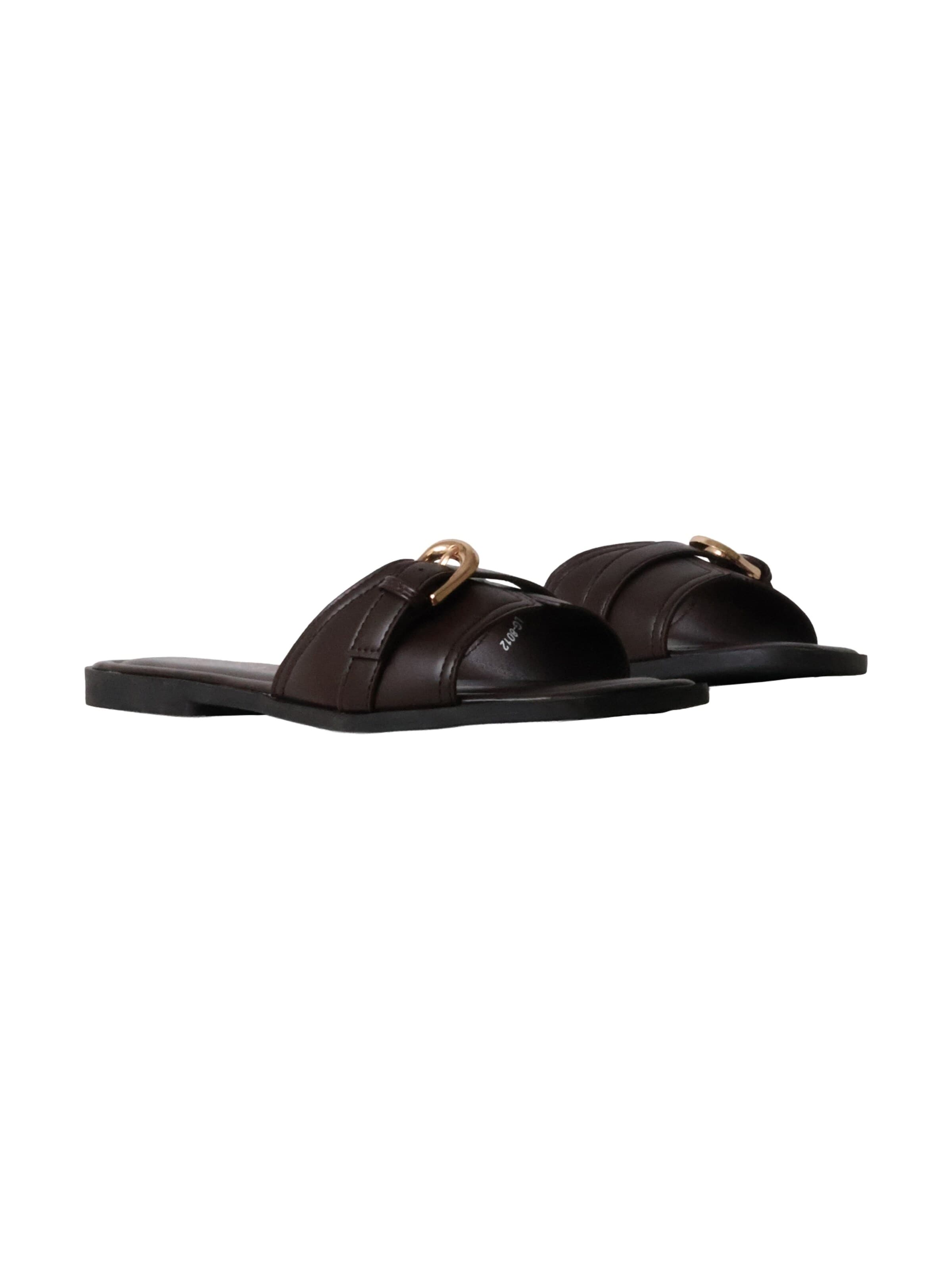 Joia - Zapatos abiertos 'Pantoletten zum Hineinschlüpfen' en marrón