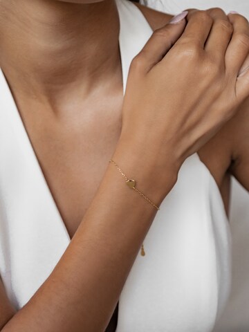 Braccialetto 'Love Heart' di Hey Happiness in oro