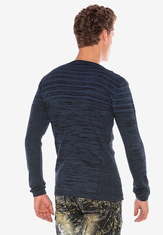 CIPO & BAXX Pullover in Blau