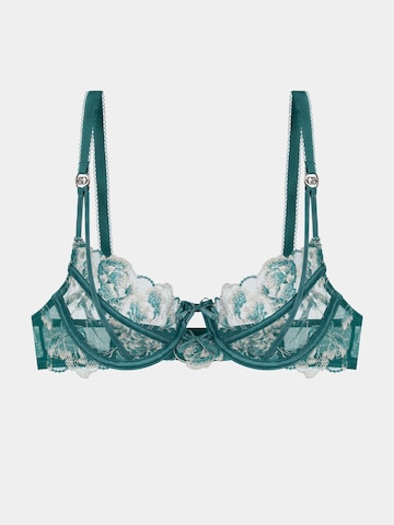 Balconcino Reggiseno 'Noemi' di Gianna Bellucci in verde: frontale