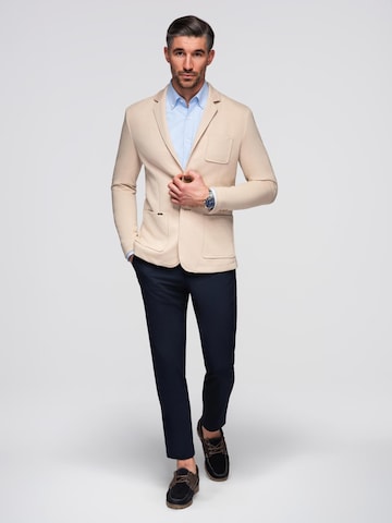Ombre Regular fit Blazer in Beige