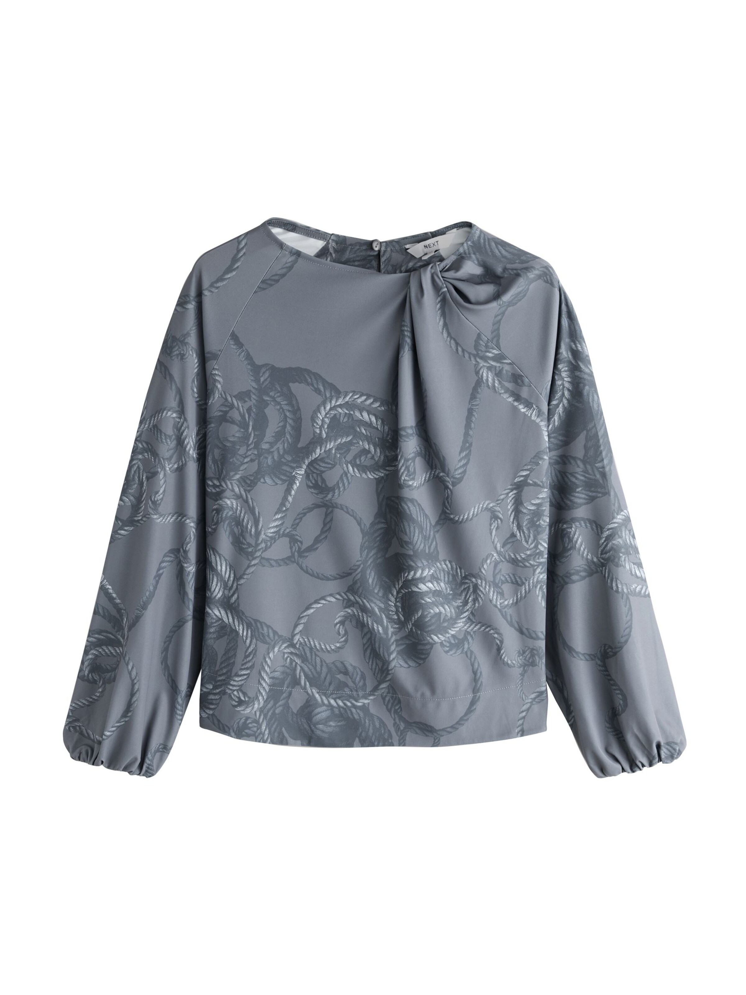 Next Bluse in Grau: Vorderseite
