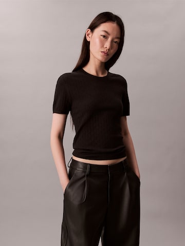 Pullover di Calvin Klein in nero: frontale