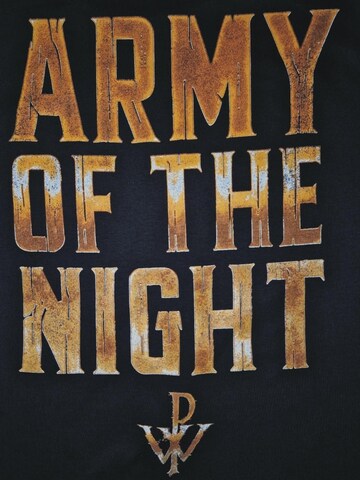 Maglietta 'Powerwolf Army Of The Night' di Rockshirts in nero