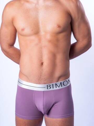 BIMONI Boxer shorts 'Cotton Modal' in Purple