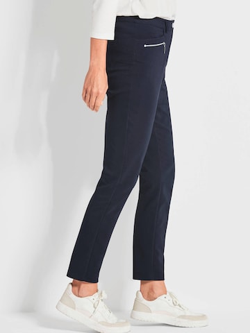 Goldner Slimfit Broek 'Bella' in Wit