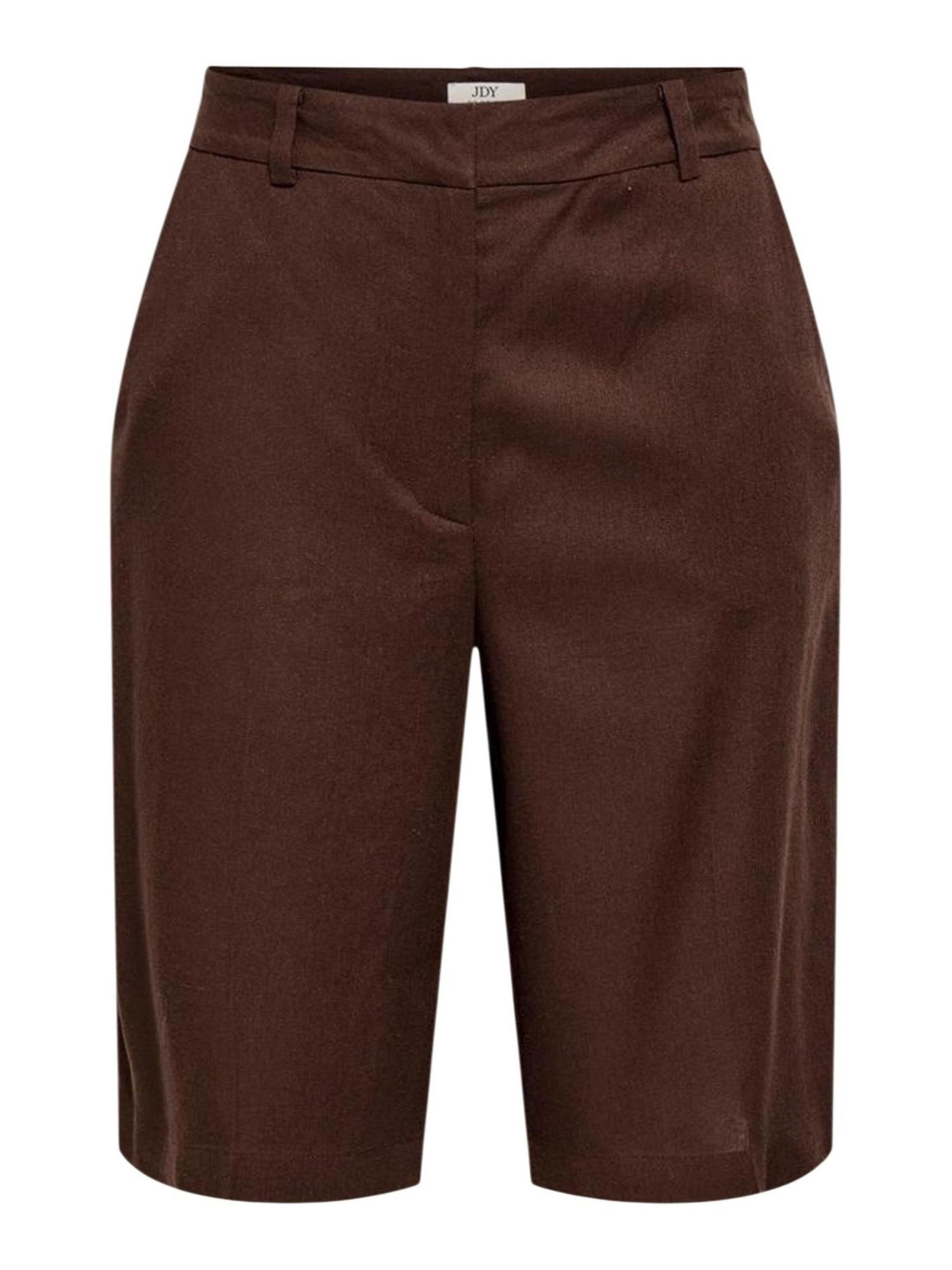 regular Pantaloni 'Jdynaomi Linen Mw Bermuda Shorts Tlr 15373939' di Jaqueline de Yong in marrone