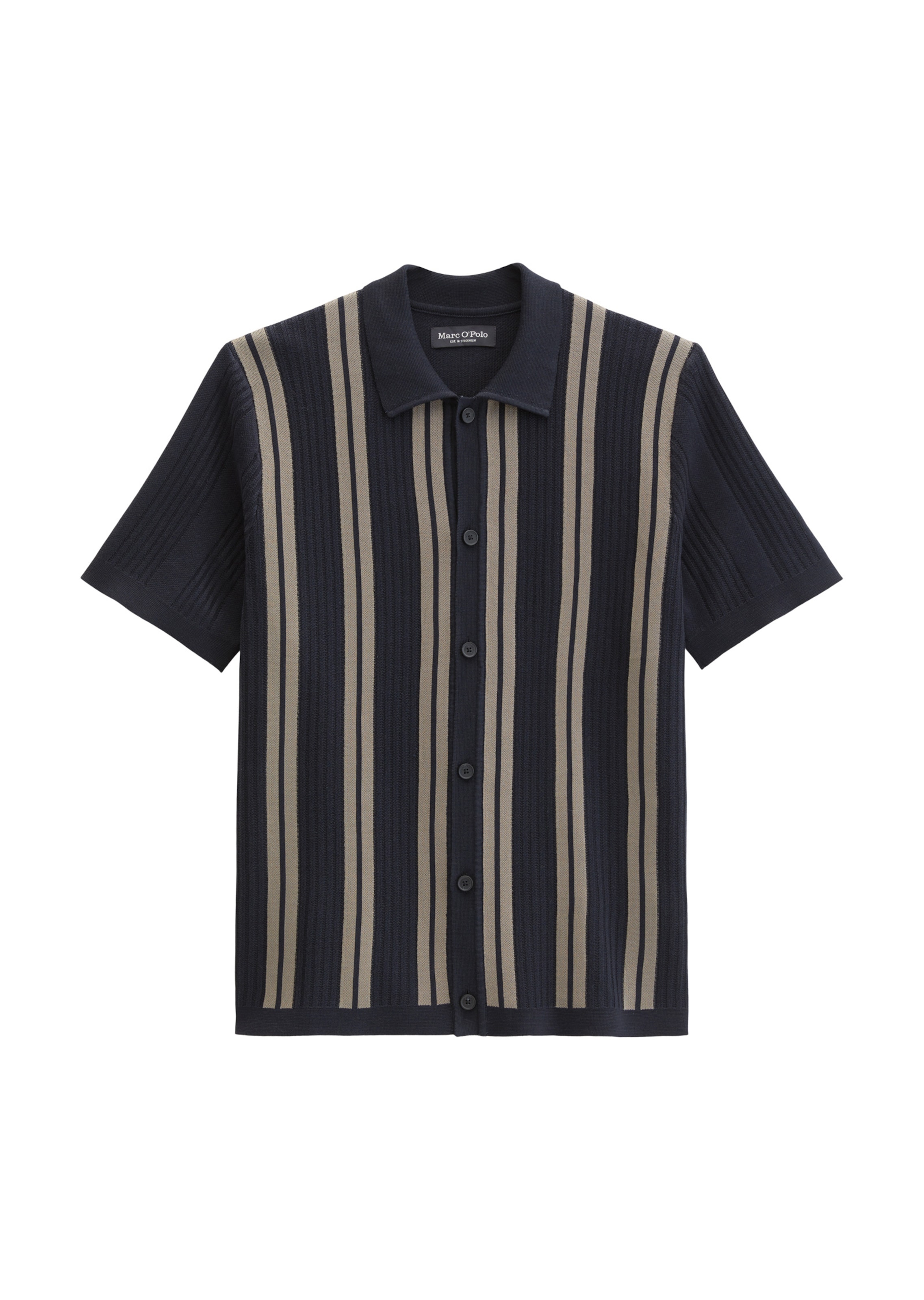 Marc O'Polo Regular Fit Hemd in Blau: Vorderseite