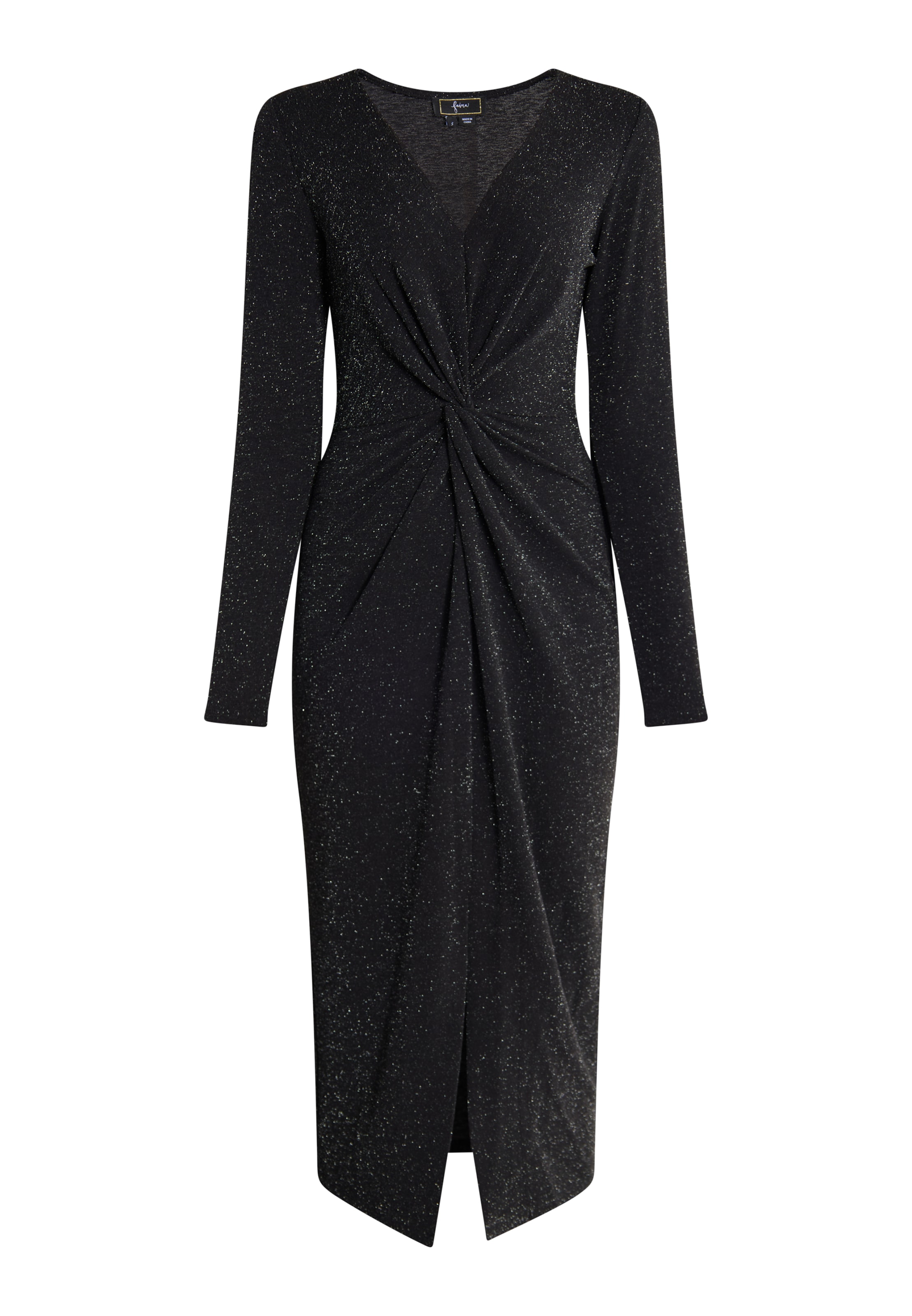 faina Cocktailmekko värissä musta: etupuoli