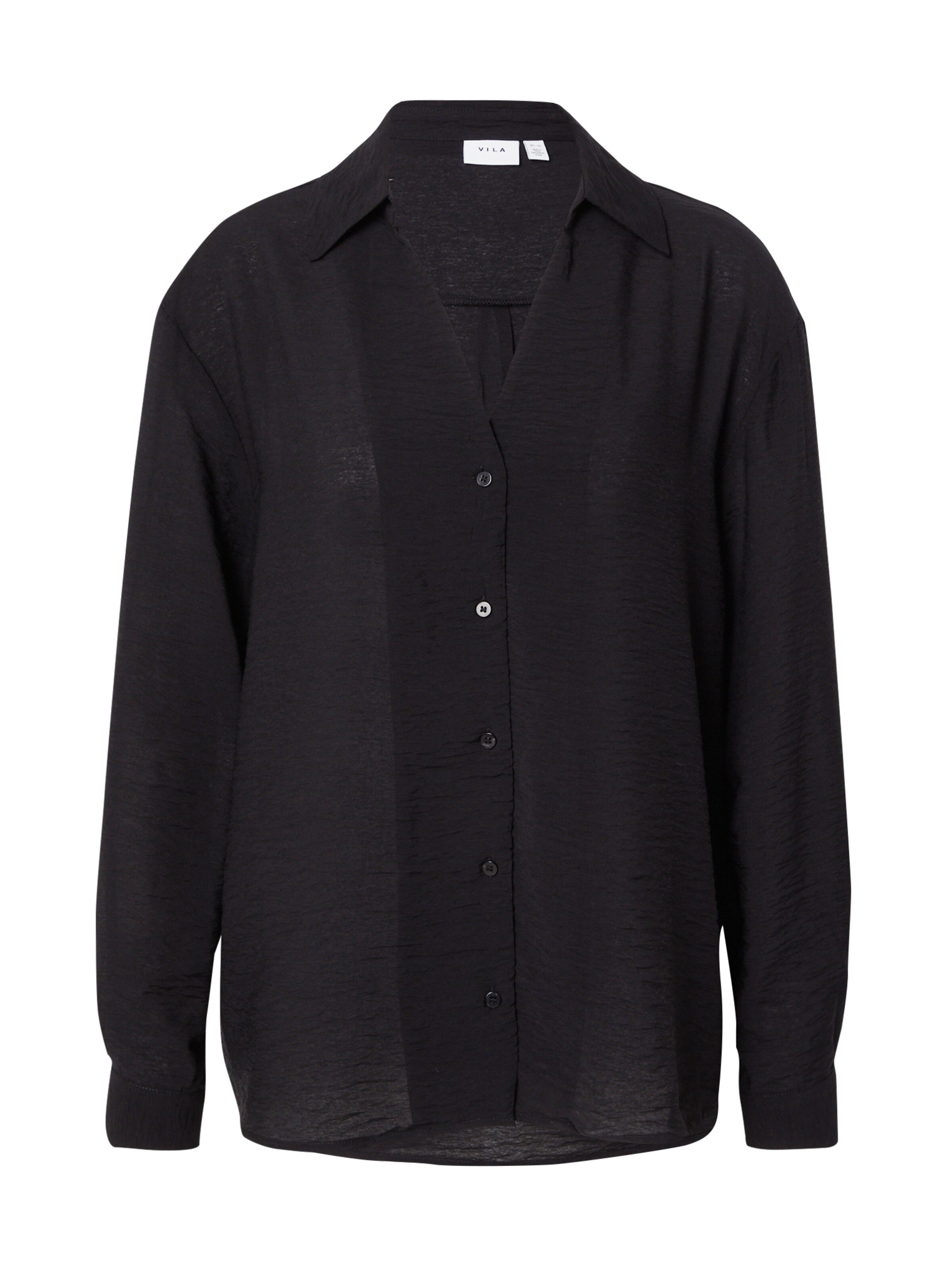 Chemisier 'VIDOMIRA' VILA en noir : devant