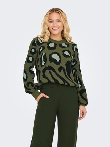 Pull-over 'JDYLorraine' JDY en vert : devant