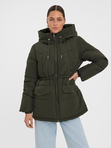 VERO MODA Winterjacke 'ELANOR' in Grau: predná strana