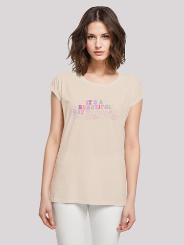 F4NT4STIC Shirt 'Smash The Patriarchy Iternationaler Frauentag' in Beige: front