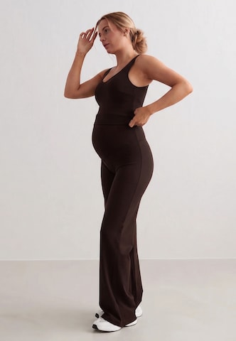 Wide Leg Pantalon Aim'n en marron