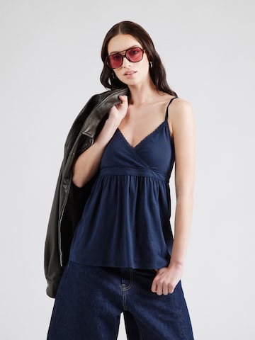 HOLLISTER Top - kék: elől