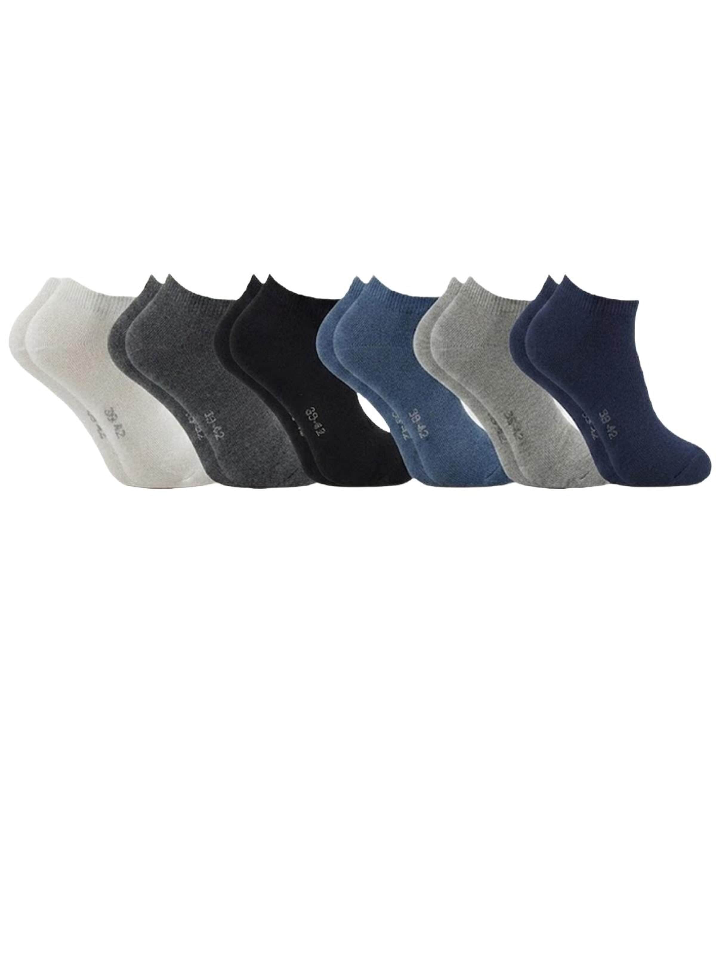 El Sueno Socken 'Sneaker Socken'‌‌‌‌‌‌‌‌ in Mischfarben: Vorderseite