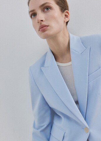 MANGO Blazer 'Boreal' in Blue