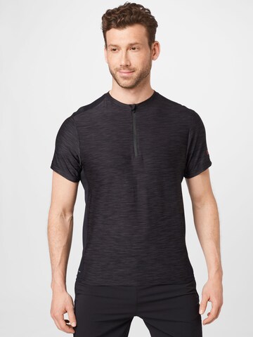 ENDURANCE Functioneel shirt 'Macado' in Zwart: voorkant