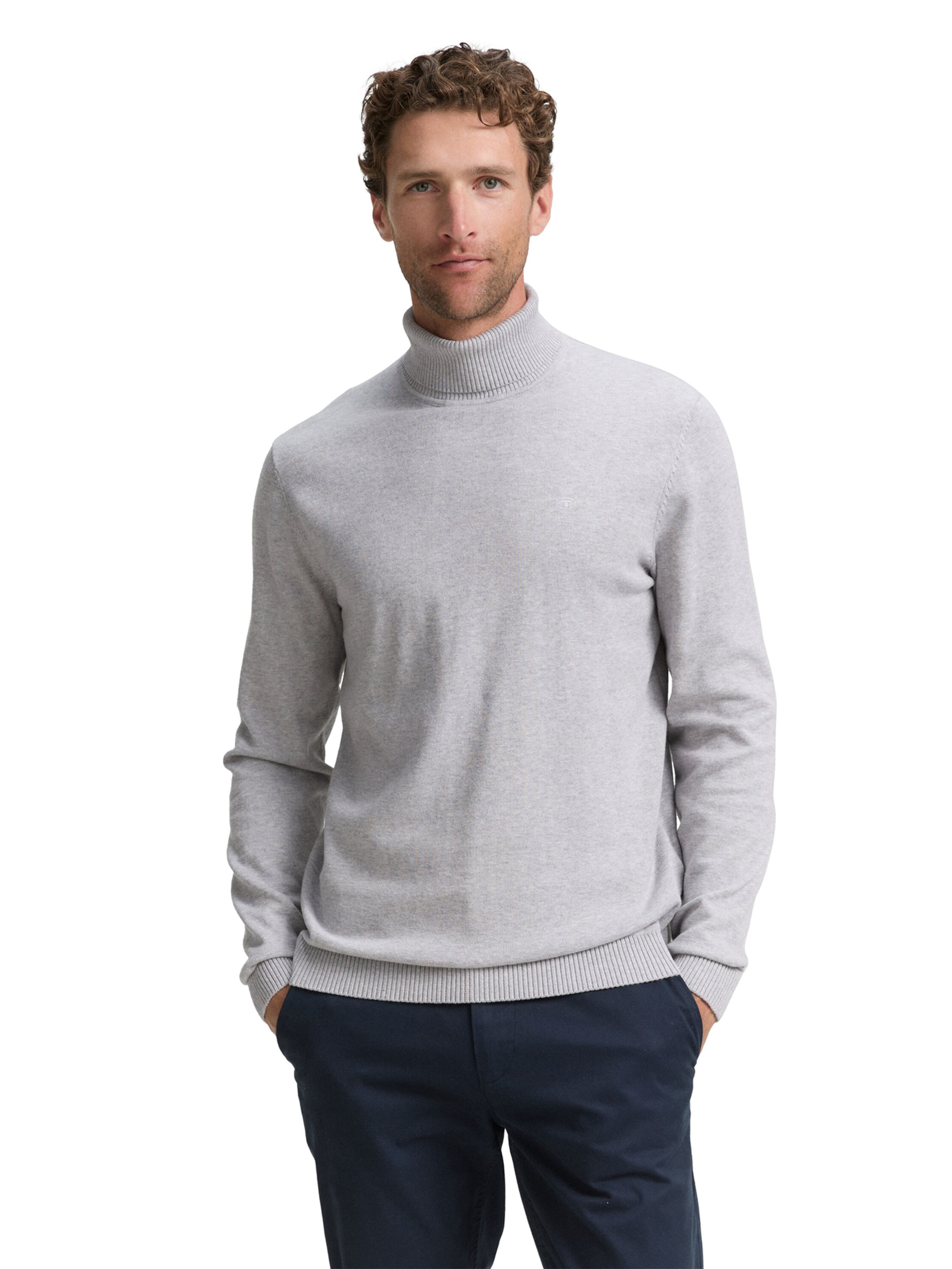 pilka TOM TAILOR Megztinis: priekis