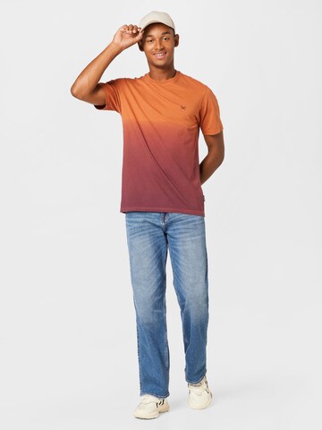 T-Shirt 'Fade away' Iriedaily en orange