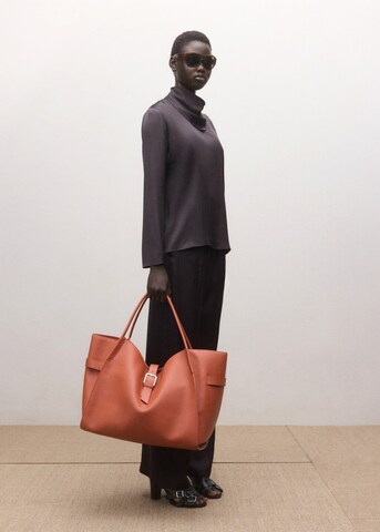 MANGO Blouse 'Claudie' in Brown