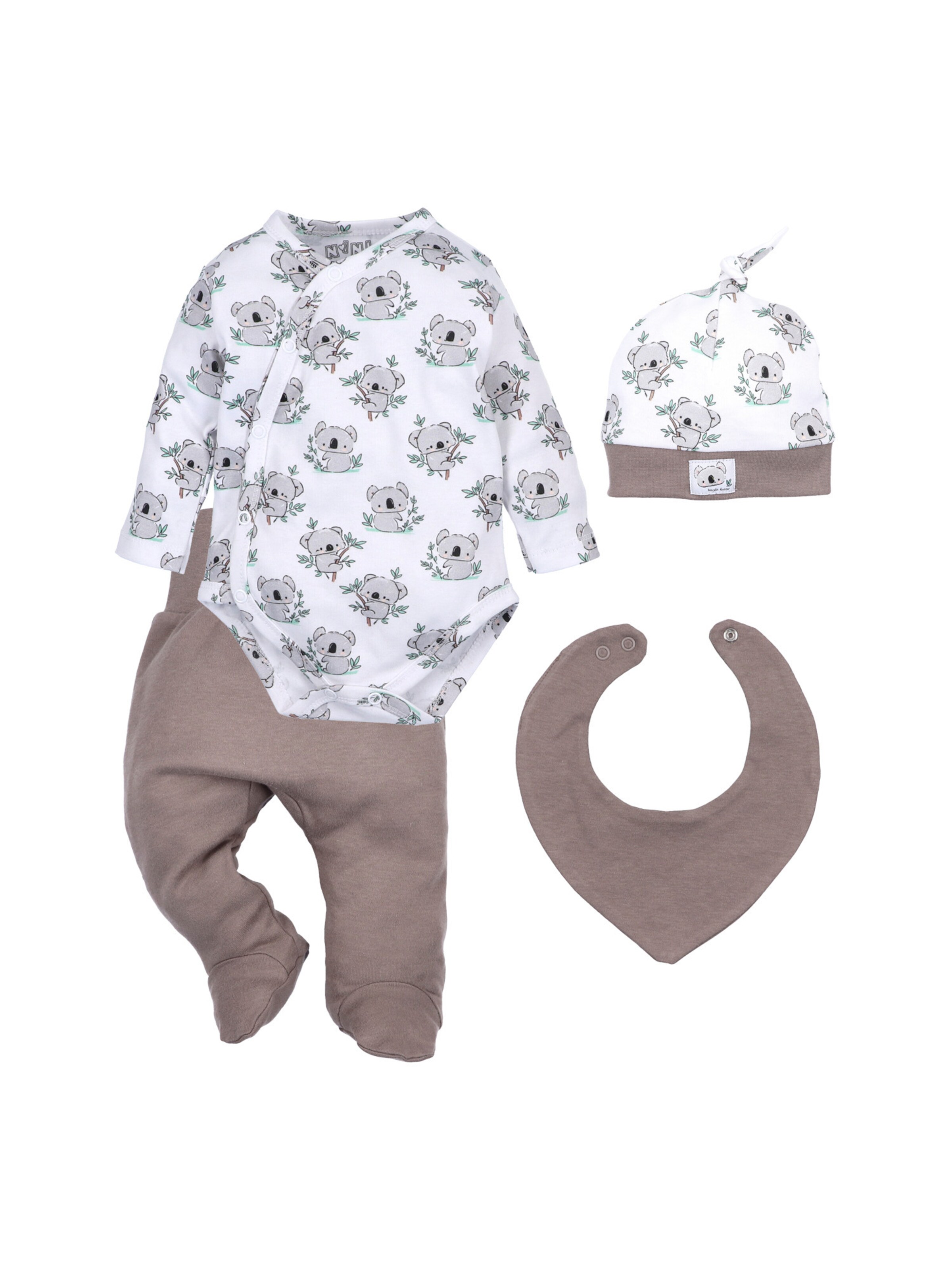 Set 'Koala' NINI en gris : devant