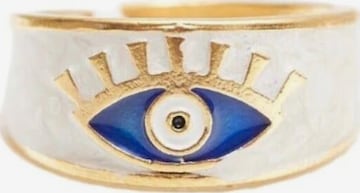 Les Reines Sormus 'Eye of Aegean' värissä kulta: etupuoli