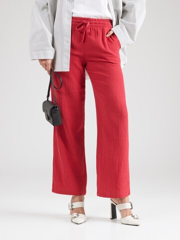 Wide Leg Pantalon 'JDYTHEIS' JDY en rouge : devant
