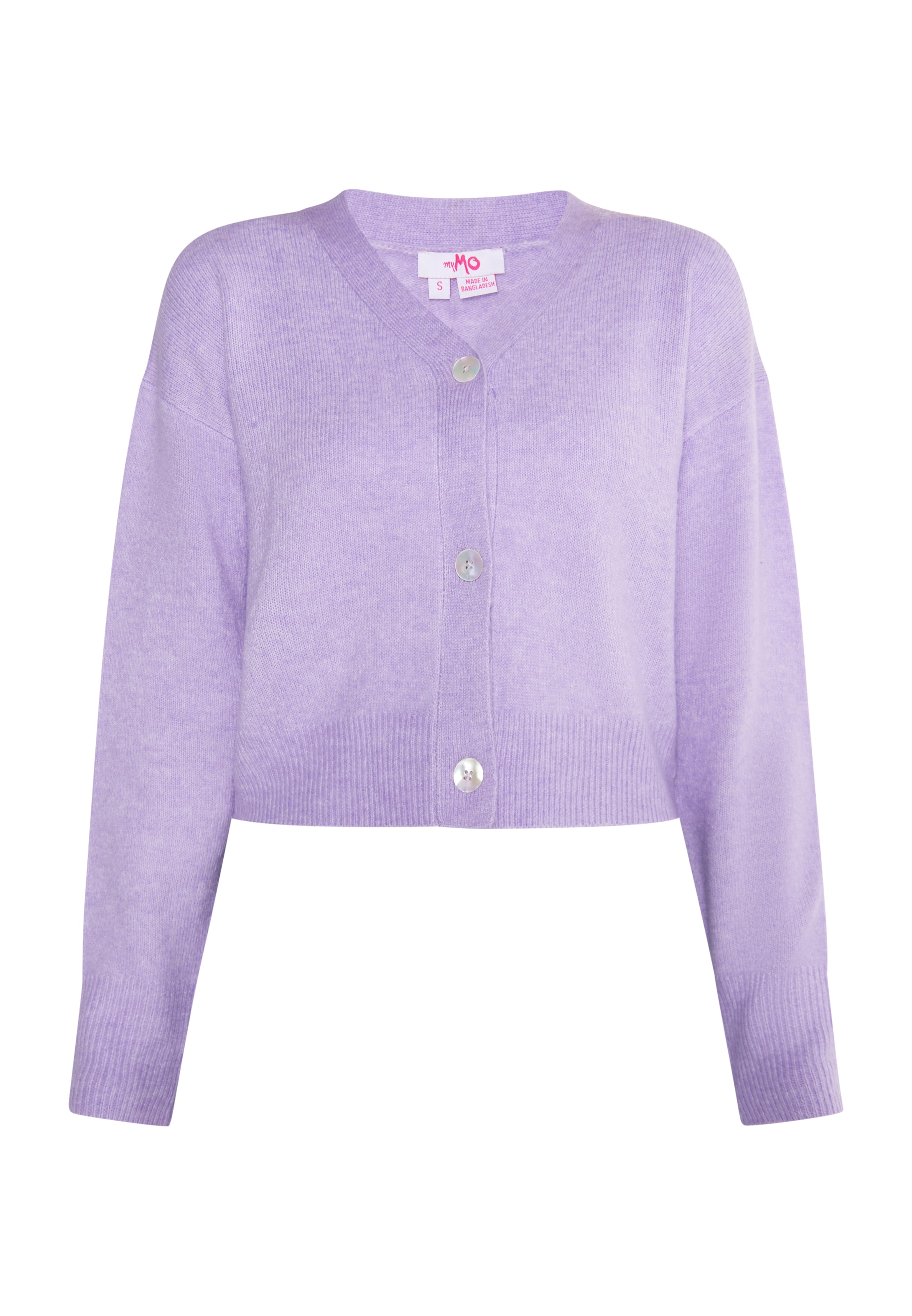 MYMO Вязаная кофта в Лиловый: спереди