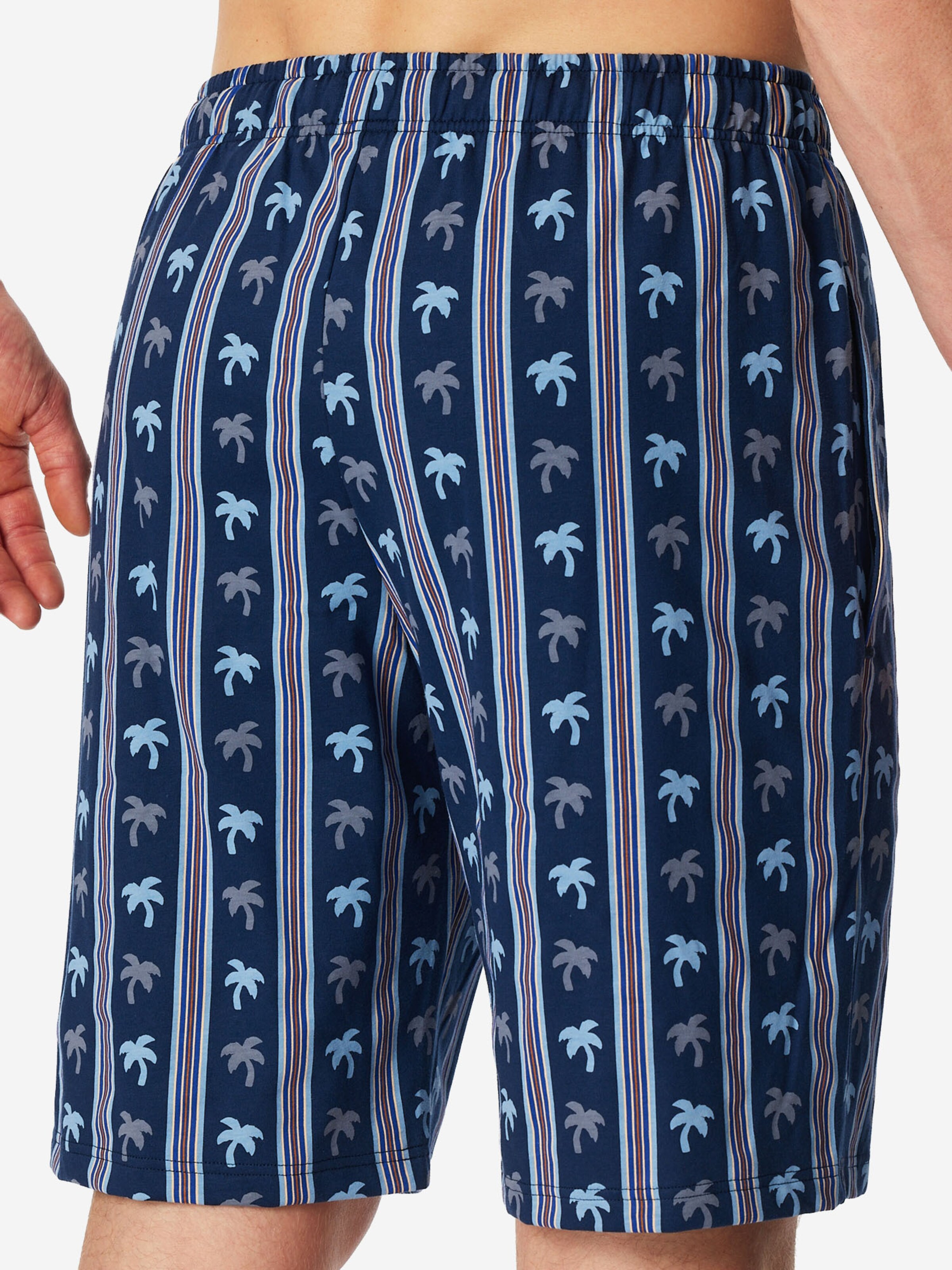 SCHIESSER Pajama pants 'Mix Relax' in Blue