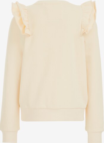 Sweat-shirt WE Fashion en beige