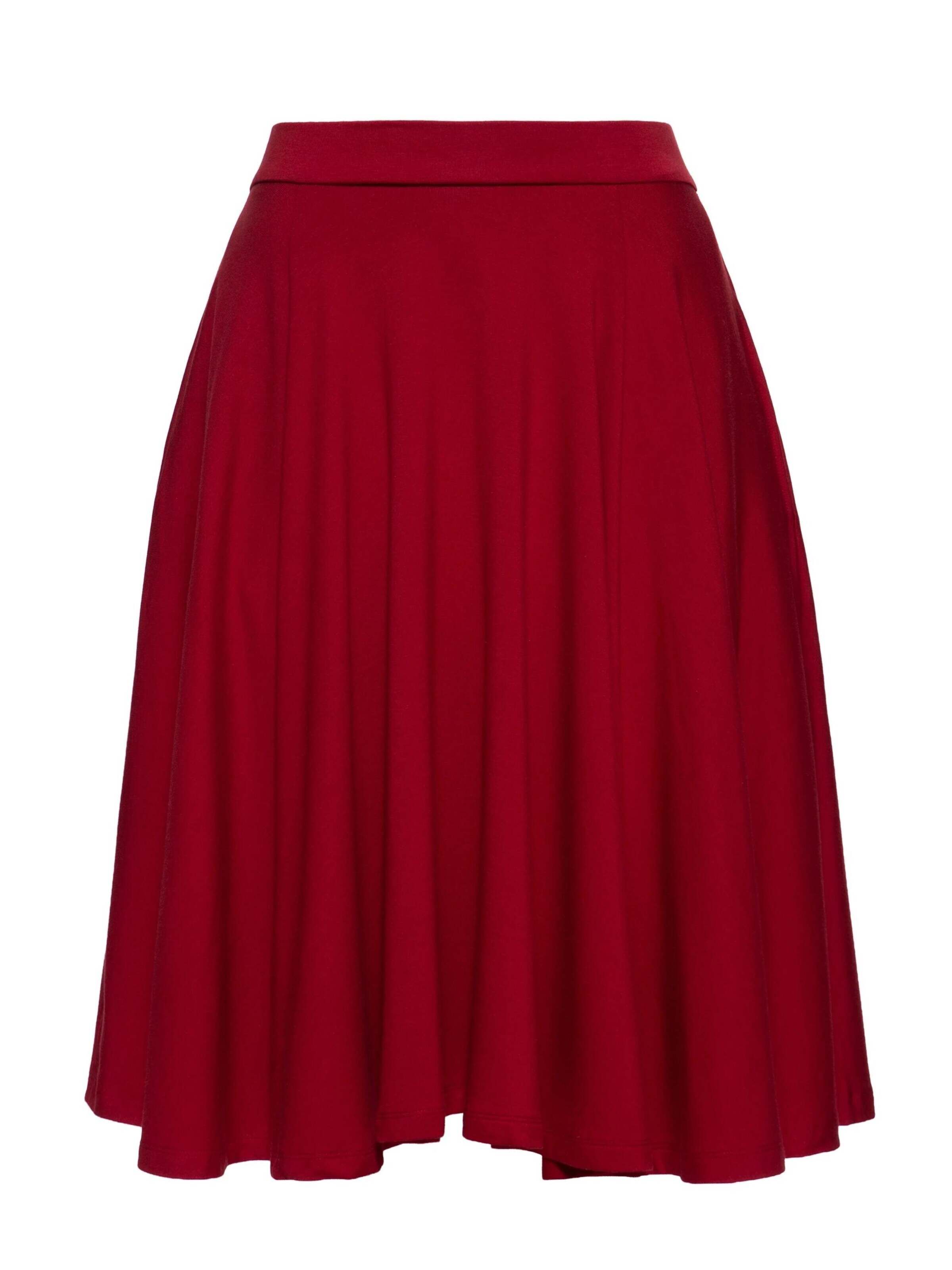 Queen Kerosin Skirt in Red: front