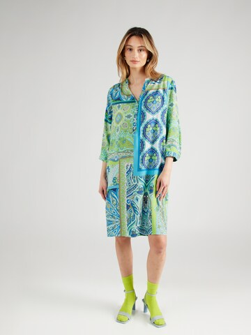 Robe Emily Van Den Bergh en bleu : devant