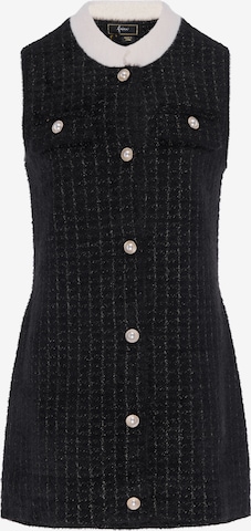 faina - Vestido en negro: frente