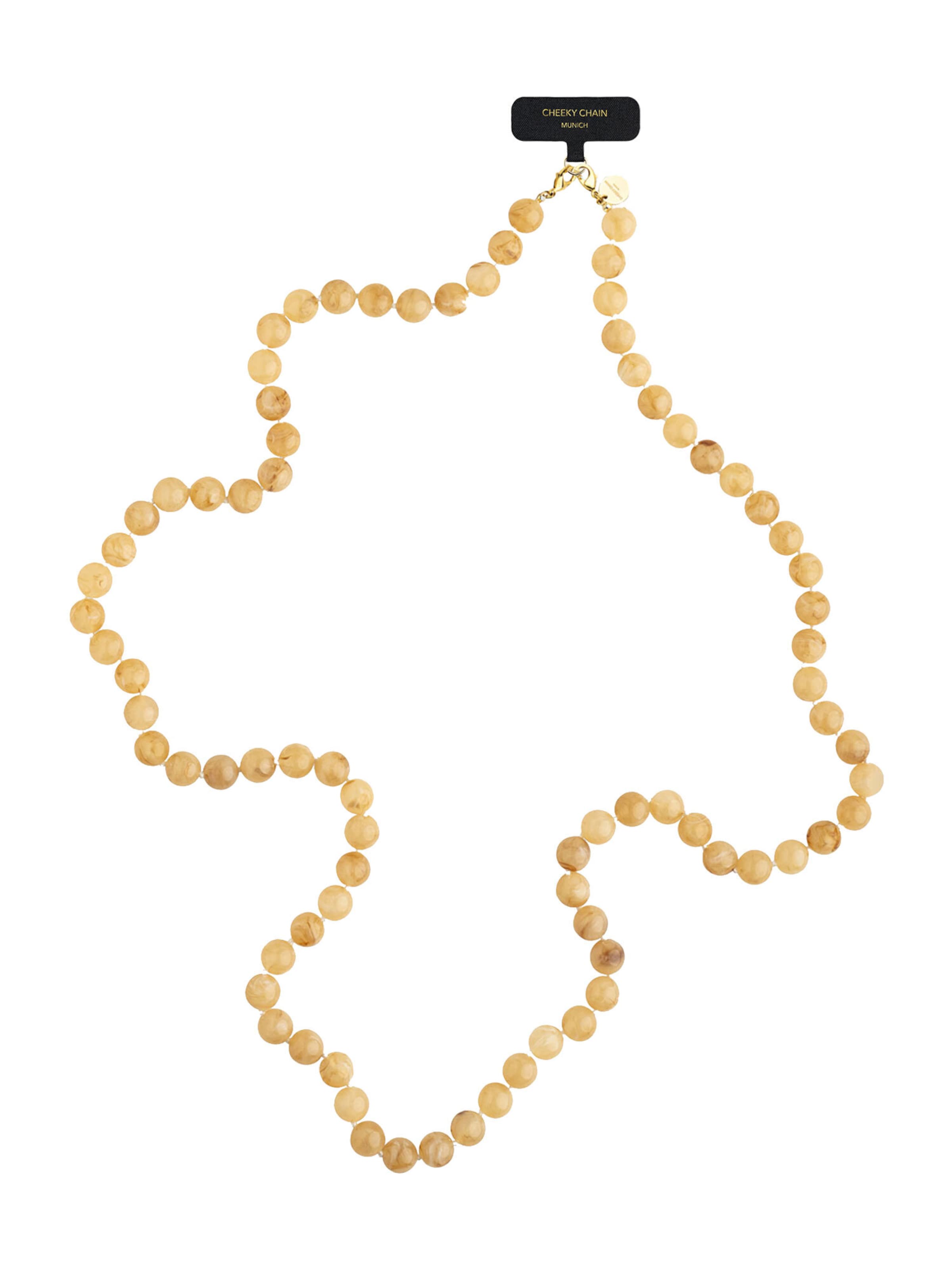 Cheeky Chain Munich Smartphone Case 'Sally' in Beige: front