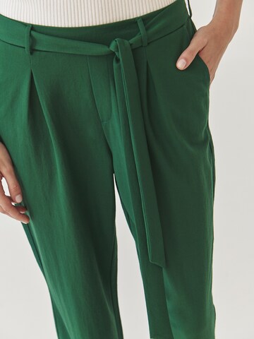 TATUUM Loose fit Pleat-front trousers 'ZAMIRIA' in Green