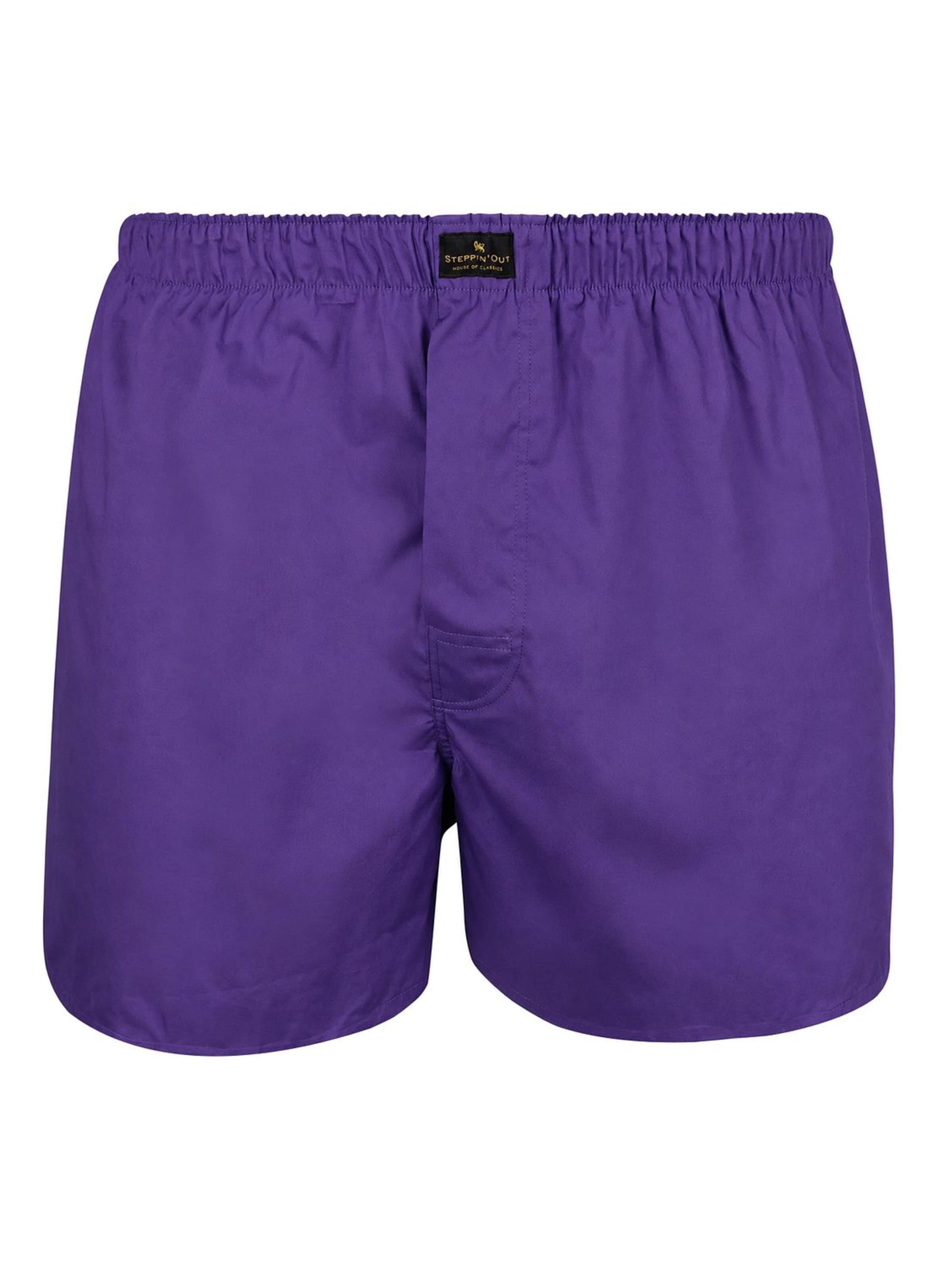 Steppin' out Boxershorts‌ in Lila: Vorderseite