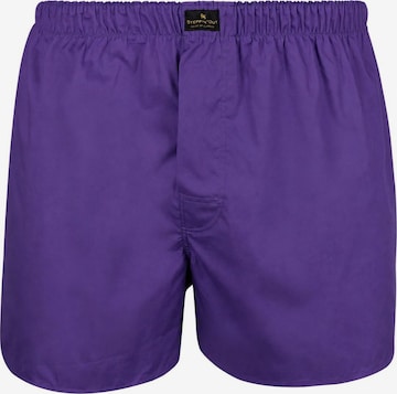 Steppin' out Boxershorts in Lila: Vorderseite